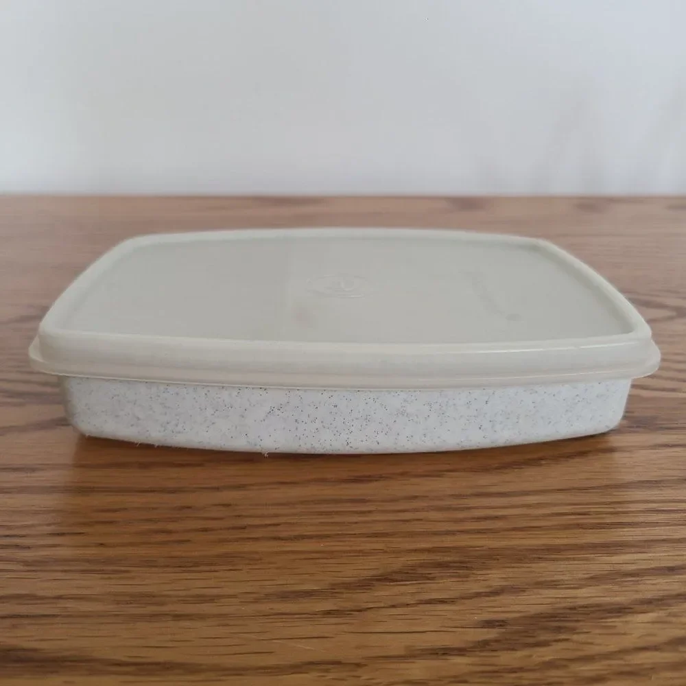 Tupperware Duo - Jr Store N Pour Cereal and Lid PLUS Slim Packette Divided Lunch